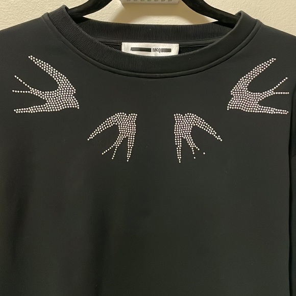 McQ Alexander McQueen Studded Swallow Sweatshirt - Picture 3 of 12